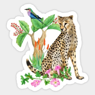 Cheetah Sticker